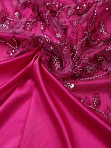 تل مطرز مشغو شك ( بوردة بارز )