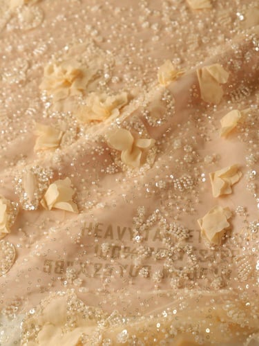 تل مطرز مشغو شك ( بوردة بارز )