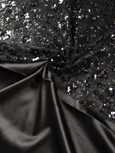 تل مطرز مشغو شك بالخرز والترتر