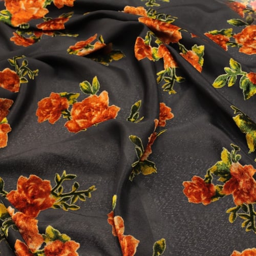 مخمل شيفون عرض واحد