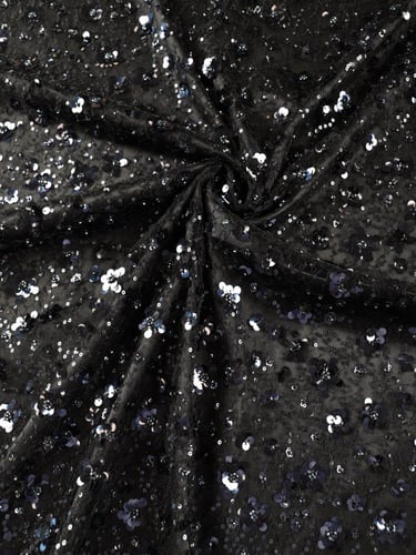 تل مطرز مشغو شك بالخرز والترتر