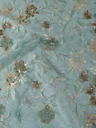 تل مطرز مشغو شك بالخرز والترتر