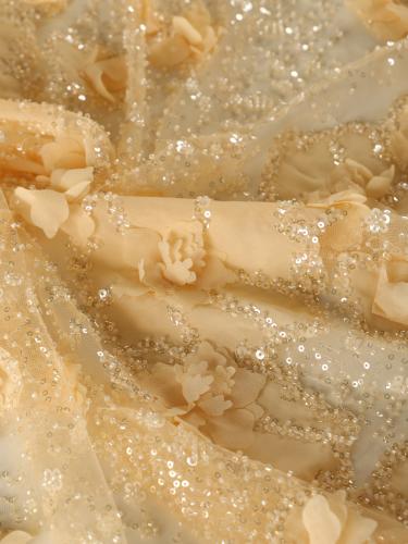 تل مطرز مشغو شك ( بوردة بارز )