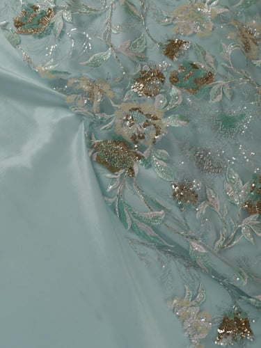 تل مطرز مشغو شك بالخرز والترتر