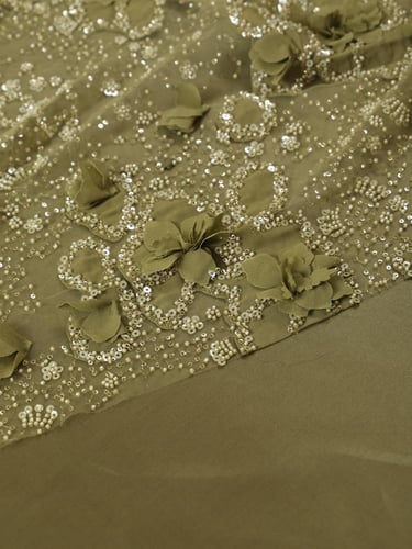 تل مطرز مشغو شك ( بوردة بارز )