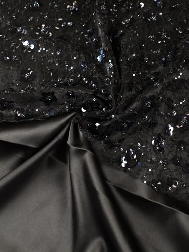 تل مطرز مشغو شك بالخرز والترتر