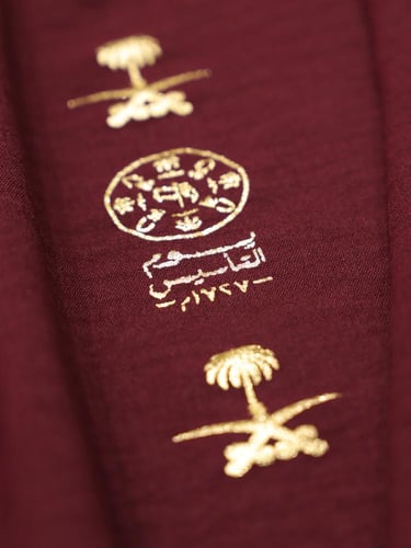 قماش كريب بطبعات يوم التأسيس