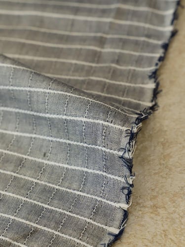 قطن كاروهات مقلم ( عرضين )