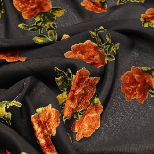 مخمل شيفون عرض واحد