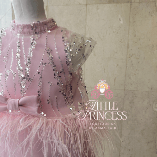 ‏Eid dress two pieces Bead embroidery fabric and f...