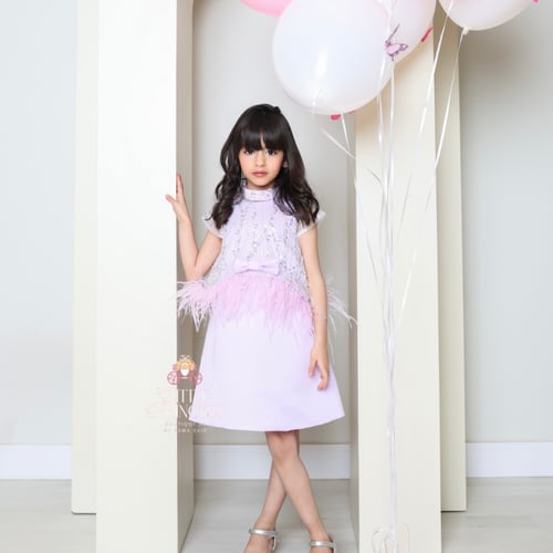 ‏Eid dress two pieces Bead embroidery fabric and f...