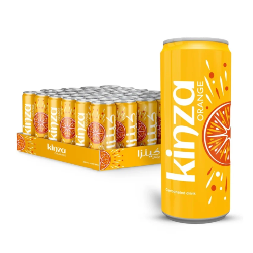 25 كرتون كينزا برتقال 250 مل * 30 حبة