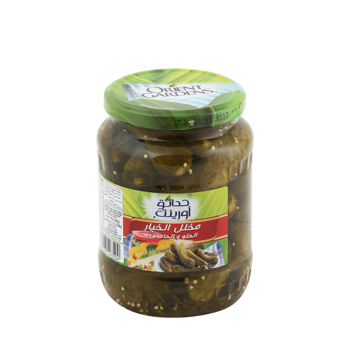مخلل الخيار الحلو والحامض اورينت جاردنز 24 اونز