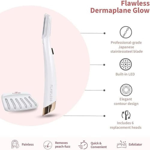 مزيل شعر الوجه المضاء ديرما جلو فلوليس