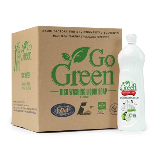 سائل غسيل الصحون مع تركيبة الجلسرين برائحة التفاح...