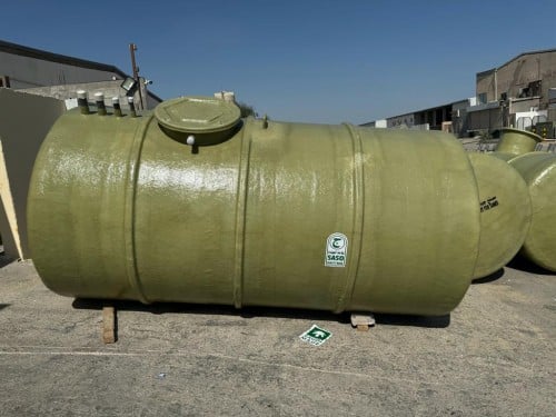 خزان فايبر جلاس مدفون تحت الارض