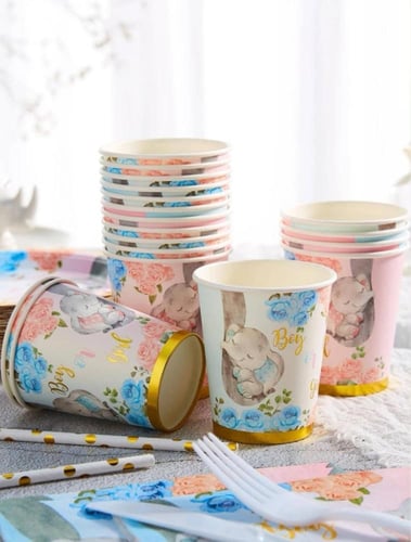 ضيافة الفيل المتكاملة لحفل كشف جنس الجنين