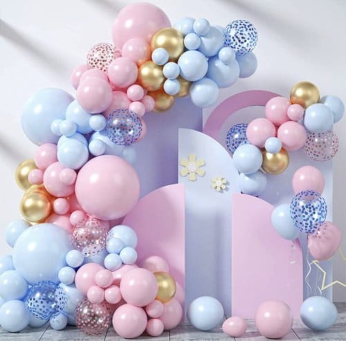 ديكور بالونات لحفل كشف جنس الجنين