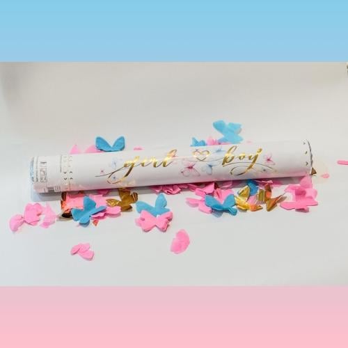 مدفع الفراشات للاعلان عن جنس الجنين