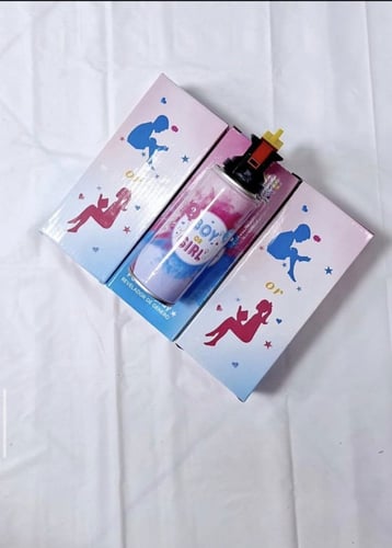 طفاية بودرة للاعلان عن جنس الجنين