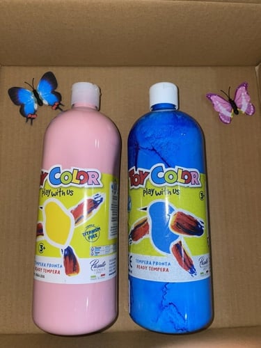 بوكس الالوان لحفل كشف جنس الجنين