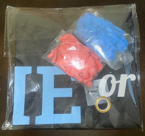 كيس الأسود بالبالونات