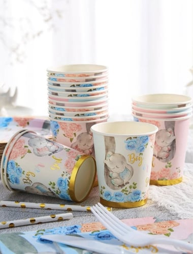 طقم الفيل لحفل كشف جنس الجنين