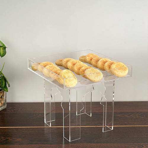 استاند تقديم الحلوي اكريلك بتصميم اسلامي مقاس 23x2...