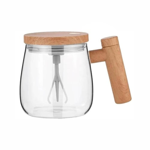 كوب قهوة زجاجى ذاتي التحريك من دينكس -DX2014