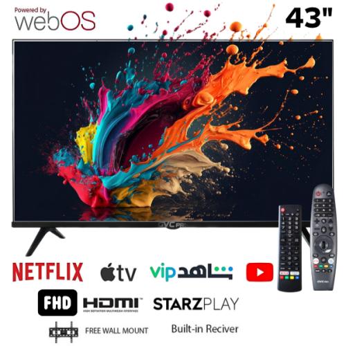 شاشة سمارت جي في سي برو نظام WebOs حجم 43 بوصة بتص...