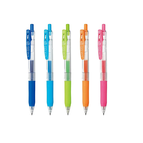 أقلام جل ساراسا كليب - 0.5 ملم - 5 أقلام