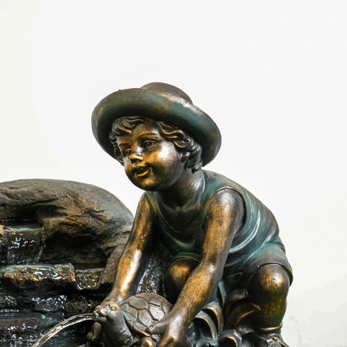 نافورة مياة بتصميم أطفال صغار مقاس 46x60 سم