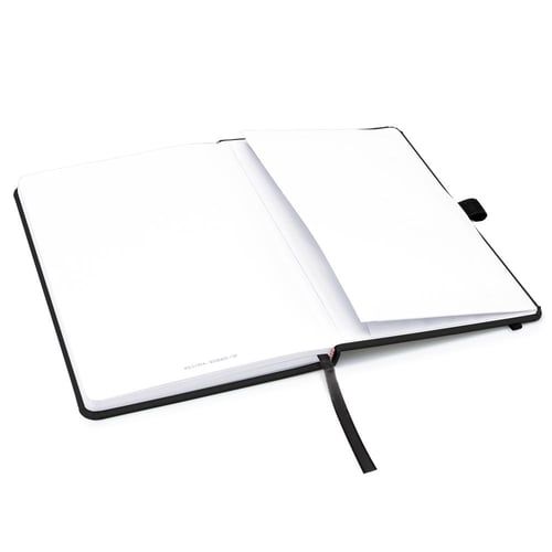 دفتر ملاحظات بتصميم مميز باللون الاسود