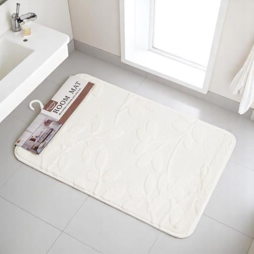 دعاسة حمام بتصميم راقي باللون الابيض