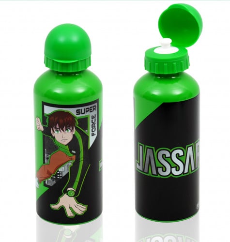 زمزمية معدن بتصميم جسار لون اخضر و اسود