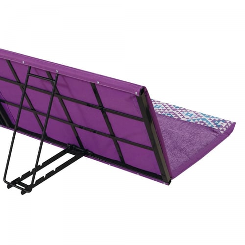 كرسي رحلات مع تكاية ظهر لون بنفسجي مقاس 165*55*45...