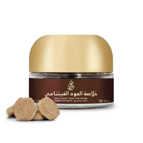 بخور خلاصة العود الفيتنامي من الرحاب للعطور - 30 ج...