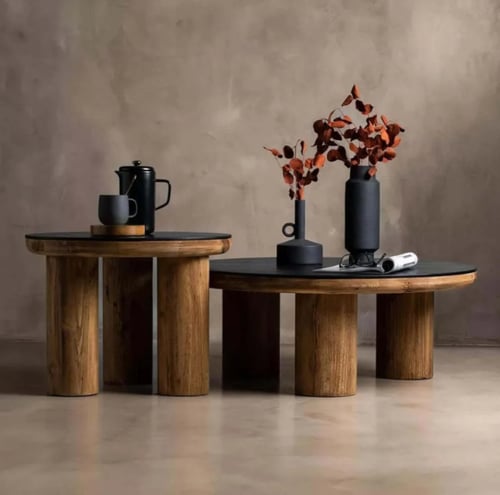 طاولة خدمة خشبية كلاسك