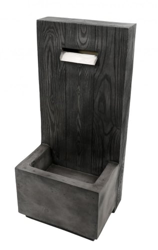 نافورة بتصميم عصري لون اسود مقاس 77x35 سم