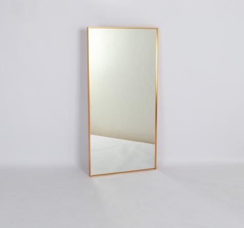 مرايا جداريه بتصميم مميز لون ذهبى -120x60 سم