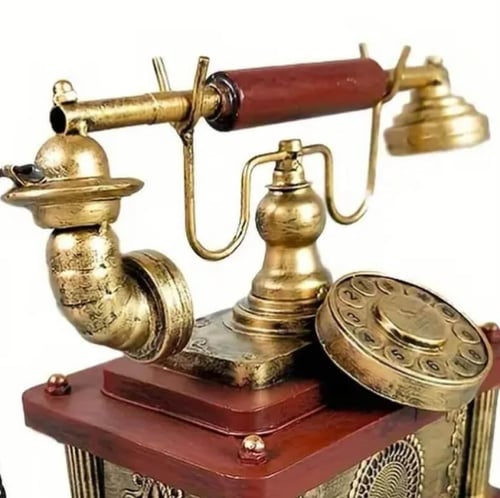 هاتف "أنتيك" ملكي بتصميم فيكتوري فاخر19x25سم