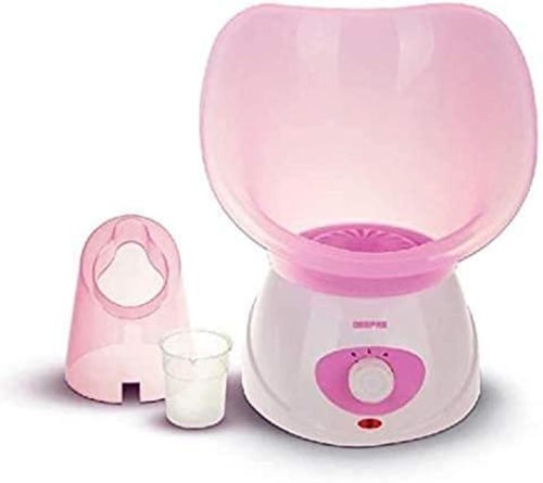 جهاز بخار للوجه من جيباس لون ابيض و زهري - GFS8701