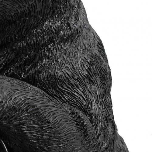 نافورة مياه علي شكل دب باللون الاسود مقاس 67x38 سم