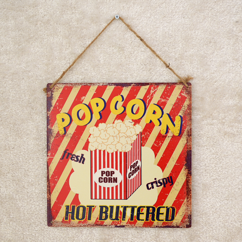 تعليقة شكل فشار لون احمر و بيج مقاس 30 سم