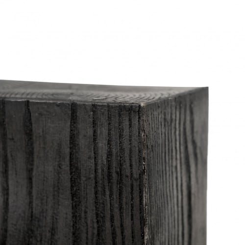 نافورة بتصميم عصري لون اسود مقاس 77x35 سم