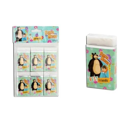 محاية شكل سارة و الدب - 6 حبات