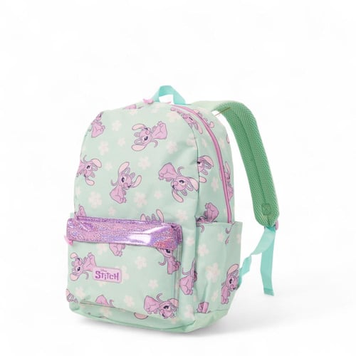 مجموعة شنطة ظهر مدرسية 4 في 1 بتصميم كرتوني لون اخ...