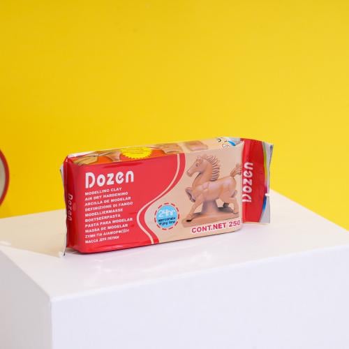 عجينة سيراميك تشكيل تجف بالهواء بلون بني 250 جرام