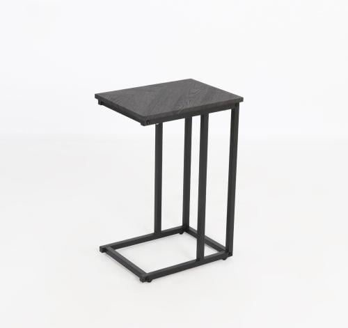 طاولة جانبية عصرية بإطار معدني وتصميم عملي لون اسو...