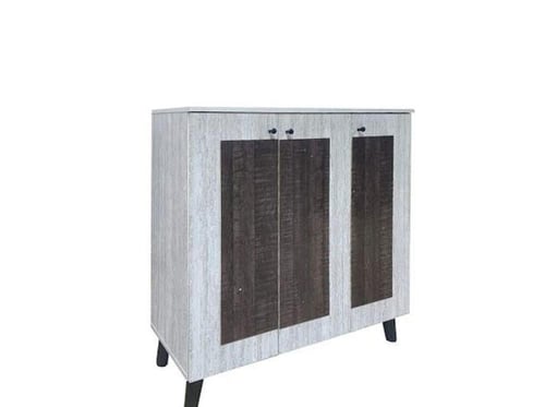 دولاب أحذية خشبي أنيق - مقاس34×60×91 سم